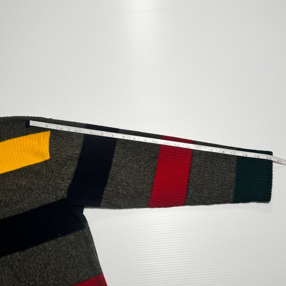 Lauren Ralph Lauren Quarter Zip Sweater Gray Women's Medium Petite Preppy MP VTG - Picture 10 of 16